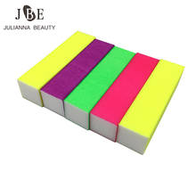 25Pcs/lot Color mixing Nail File Nail Art Tips Nail Art Buffing File Block Pedicure Manicure Buffing Sanding Polish Manicure 2024 - buy cheap