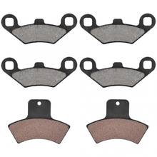 6Pcs Front & Rear Brake Pads Iron for Polaris Sportsman 500 4x4 1998 1999 2000 2001 2002 provide exceptional stopping power 2024 - buy cheap