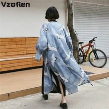 Kimono japonés tradicional, cárdigan de playa, ropa de calle Harajuku, blusa de Samurai Yukata Asia 2024 - compra barato