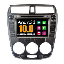 Para Honda City 2008-2012, Android 10, Autoradio, reproductor de DVD para coche, Radio Estéreo, navegación GPS, sistema Multimedia, fonelink 2024 - compra barato