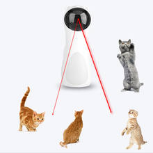 Juguetes automáticos para gatos, burlete inteligente interactivo para mascotas, láser LED, modo de mano divertido, mascota electrónica para todos los gatos, Laserlampje Kat 2024 - compra barato