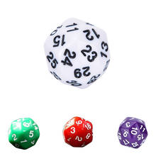 D30 Gaming Dice New 1 Pc Multi Resin D30 Dice RPG D&D Six Opaque Colors Polyhedral For Sides Dice Pop For Game 2024 - buy cheap