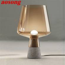 AOSONG Contemporary Table Lamp Design E27 Marble Desk Light Home LED Decorative For Foyer Living Room Office Bedroom 2024 - buy cheap