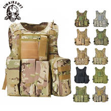 Tactical Vest Amphibious Battle Military Molle Waistcoat Combat Assault Plate Carrier Vest Hunting Protection Vests Camouflage 2024 - buy cheap