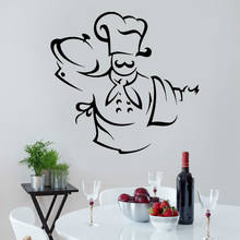Chef Hat Apron Towel Bonn Appetite Kitchen Wall Sticker Interior Decor For Restaurants Decals Removable Mural Wallpaper 3866 2024 - buy cheap