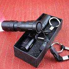 Portable Size USB Charging Adjustable Zoom LED Flashlight Waterproof Outdoor Camping Hiking Torch Flashlight for Car 2024 - buy cheap