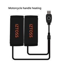 Motocicleta usb aquecimento elétrico guiador aperto quente guiador capa luvas de equitação lidar com capa de aquecimento guiador mittens 2024 - compre barato