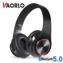 B39 LED Colorful Breathing Lights Bluetooth 5.0 Headphone Portable Folding Wireless Headset Earphone With Mic FM Support TF Card 2024 - buy cheap