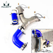 Kit de intercooler azul de montagem superior de alumínio, ideal para 02-07 su * bar impreza wrxgd/g 2024 - compre barato