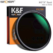 K&F Concept ND2-ND32 Fader ND Filter 52mm 62mm 67mm 72mm 77mm NO "X" Spot Neutral Density Variable Filter For Canon Nikon Sony 2024 - buy cheap