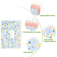 A4 8-bolso expansível plástico documento sorteracordeão organizador pastas suporte de papel material de escritório pastas de arquivo presentes 2024 - compre barato