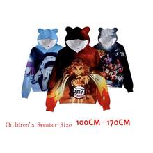 Demon Slayer Kimetsu no Yaiba Movie Mugen Train Hoodie Cosplay Agatsuma Zenitsu Coat Children's Boys Girl Sweatshirts 2024 - buy cheap