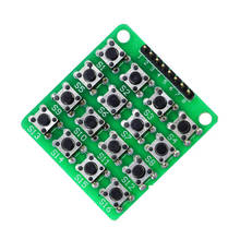 8 pinos 4x4 matriz 16 teclas botão módulo do teclado para arduino raspberry pi 2024 - compre barato