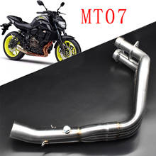 Sistema de escape completo para motocicleta, escape para Yamaha MT-07 Tracer 2014-2019, XSR700 2016-2019 2024 - compra barato