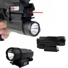Tactical Torch Flashlight LED Shotgun Rifle Glock Airsoft Gun Flash Light with Release 20mm Mount Pistol Hunting Gun Accessories 2024 - buy cheap