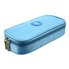 Insulin colder box. Diabetes Travel portable insulin cooler storage bag 4pcs refrigerant Temperature displayed 2024 - buy cheap