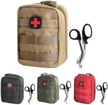 Outdoor Survival First Aid Bag Kits 1000D Nylon Tactical Pack Camping Climbing Emergency Case with First Aid Patch and Shear 2024 - buy cheap