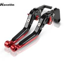 Logotipo diavel alavancas de freio da motocicleta cnc aliuminum ajustável alavanca embreagem do freio handbar para ducati diavel carbono s 2016 2024 - compre barato