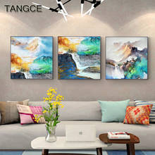 Abstract Japanese Landscape Canvas Painting Nordic Waterfall Posters Prints Modern Wall Art Pictures for Living Room Pop Decor 2024 - buy cheap