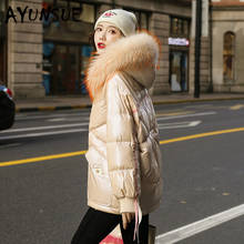 90% Duck Down Jacket Women Clothes 2020 Winter Coat Women Korean Raccoon Fur Collar Puffer Jacket Women Parka 19D98813 YY2110 2024 - buy cheap