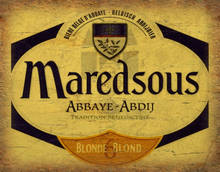Maredsous Beer Belgium VINTAGE ALCOHOL ADVERTISING METAL TIN SIGN TIN 2024 - buy cheap