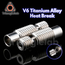 trianglelab NEW high quality GRADE5 V6 titanium alloy heat break for E3D V6 HOTEND heater block 1.75MM Filament Smooth 2024 - купить недорого