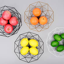 New 2021 Metal Creative Fruit Basket Wrought Iron Fruit Tray Nordic Ins Style Home Storage Supplies Snack Basket 2024 - buy cheap