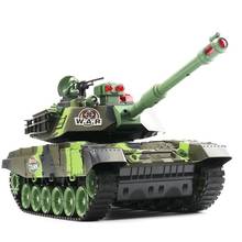 RC tanque vehiculo tactico batalla principal militar de batalla взаимодействие родителей и детей может запускать перезаряжаемую детскую игрушку 2024 - купить недорого