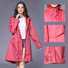 Long Raincoat Women Adults Rain Coat Breathable Ladies Portable Water-Repellent Rain Poncho Men Windbreaker Women Jacket 60YY015 2024 - buy cheap
