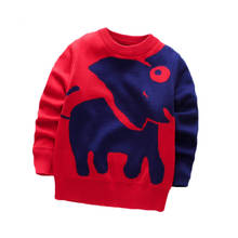 Baby Boy Winter Clothes Knitted Sweaters Fashion Children's Clothing  from 3 to 8 Years Old Long Sleeve Kids Chunky Knit Sweater 2024 - buy cheap