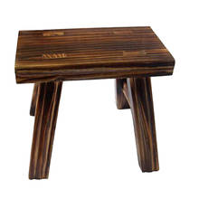 1Pc Wooden Footstool Children Step Stool Household Stool Furniture (Coffee) 2024 - buy cheap