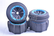 Fully enclosed high-grip high-strength desert tire assembly for 1/5 ROVAN FOFUN KM HPI BAJA 5B 2024 - buy cheap