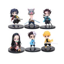 13cm Kimetsu No Yaiba Figure Demon Slayer Model Toys Cute Action Figure Demon Slayer PVC Collectible Model Toys Q Posket Toy 2024 - buy cheap