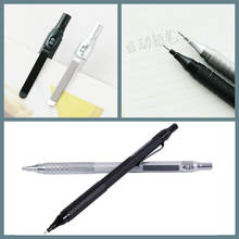 Lápis mecânico de metal 0.5mm, lápis automático para estudantes, material escolar 2024 - compre barato
