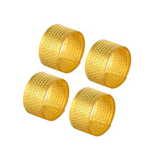 4pcs Metal Sewing Gold Thimble Finger for Hand Embroidery Sewing Work Protects Fingers DIY Sewing Accessories 2024 - buy cheap