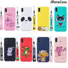 Moda bonito Simples Cordão Panda Animal Caixa Do Telefone Para Samsung Galaxy A10 A30 A40 A50 A60 A70 A80 A11 A21 A31 A51 A41 A71 A81 2024 - compre barato