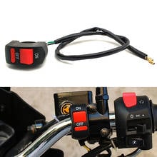 Universal Motorcycle Handlebar Flameout Switch ON OFF Button For Yamaha FZR400 BT1100 XJR400 MT 07 09 10 FZ 07 09 6 FAZER 6R 8 2024 - купить недорого