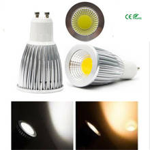 1pcs/lot Super Bright 9W 12W 15W GU10 COB LED Bulb 110V 220V Dimmable Led Spotlights Warm/Cool White GU 10 COB LED lamp lighting 2024 - buy cheap