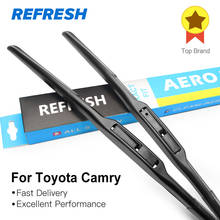 REFRESH Hybrid Wiper Blades for Toyota Camry Fit Hook Arms Model Year from 1997 to 2017 2024 - buy cheap