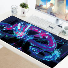 Computador sexy anime menina grande tamanho mouse pad jogo hd borracha natural mousepad grande computador tapete de teclado anti-skid almofada de mesa de escritório 2024 - compre barato