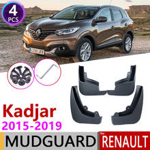 4 PCS Front Rear Mudguar for Renault kadjar 2015 2016 2017 2018 2019 Fender Mud Flaps Guard Splash Flap Mudguard Car Accessories 2024 - buy cheap