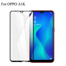 2pcs Ultra-Thin black color full screen protector Tempered Glass film For OPPO A1K CPH1923 Screen protective glass film OPPOA1K 2024 - buy cheap