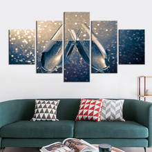 Champagne clink Pictures Canvas Painting Wall Art Poster Home Decoration Posters And Prints Home Decor 2024 - buy cheap