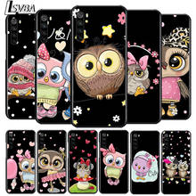 Lovely Animal Owl for OPPO Reno 2 Z 2Z 2F 3 4 4Z 4F 4SE 5 Pro 4G 5G ACE 10X ZOOM F7 A5 A9 2020 Soft Black Phone Case 2024 - buy cheap