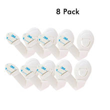 8Pcs Infant Cabinet Drawer Locks Set Sliding Door Blocker Baby Safety Lock Child Protection on the Wardrobe 2024 - buy cheap