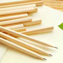 Lápices de madera simples para registro, lápices de madera ambiental, divertidos, regalo para estudiantes, premios, suministros de papelería para oficina y escuela, 5 unids/lote 2024 - compra barato