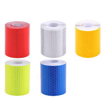 1PC 1m*5cm Car Truck Reflective Self-adhesive Safety Warning Tape Roll Film Sticker 2024 - buy cheap