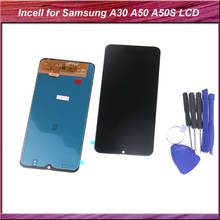 Tela de toque lcd para samsung galaxy, para os modelos a30, a305/ds, a305f, a305fd, a305a, a30 2024 - compre barato