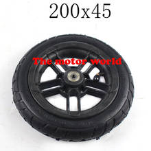 Free Shipping 2019 Hot Sale 200x45Wheel and Hub Fit for M8 M10 Pneumatic Wheel 8" Scooter Wheelchair Air Wheel E-twow S2 Scooter 2024 - buy cheap