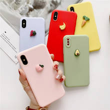 3D Cute Avocado Phone Case For OPPO A5 A9 2020 A11 A11X Reno R11 R9 R15 R17 A83 A59 A79 A39 A57 A1 A9X Candy Color Fruit Cover 2024 - buy cheap